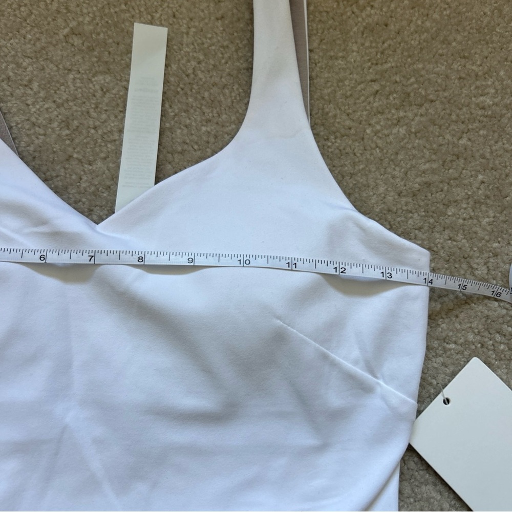 11-21 NWT Size 6 Lululemon Align Dress White - Picture 9 of 11